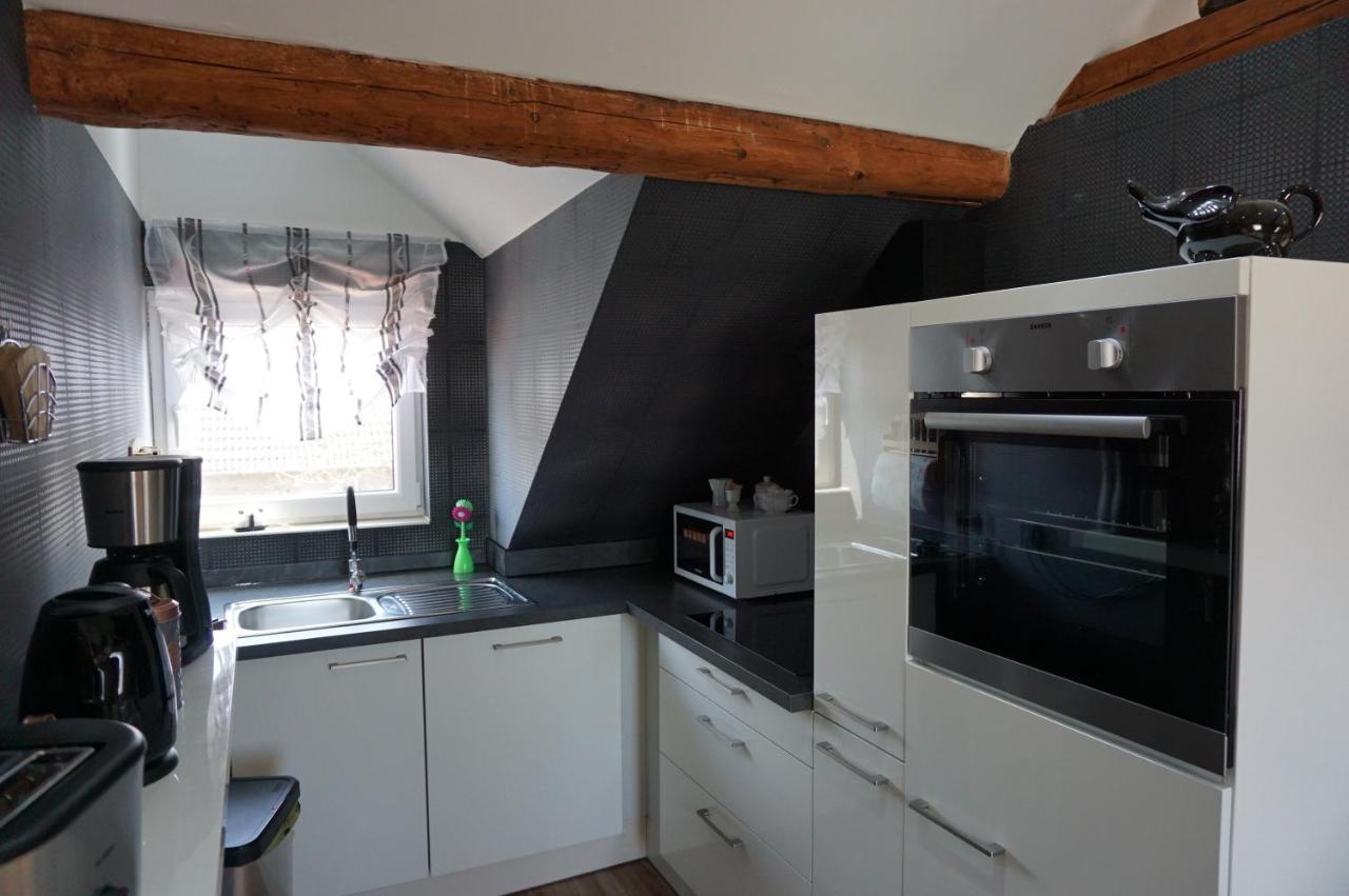 Aussergewoehnliche Dachgeschosswohnung Königslutter am Elm Exterior foto